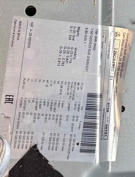 Photo of free Neff gas hob (Headington OX3) #4