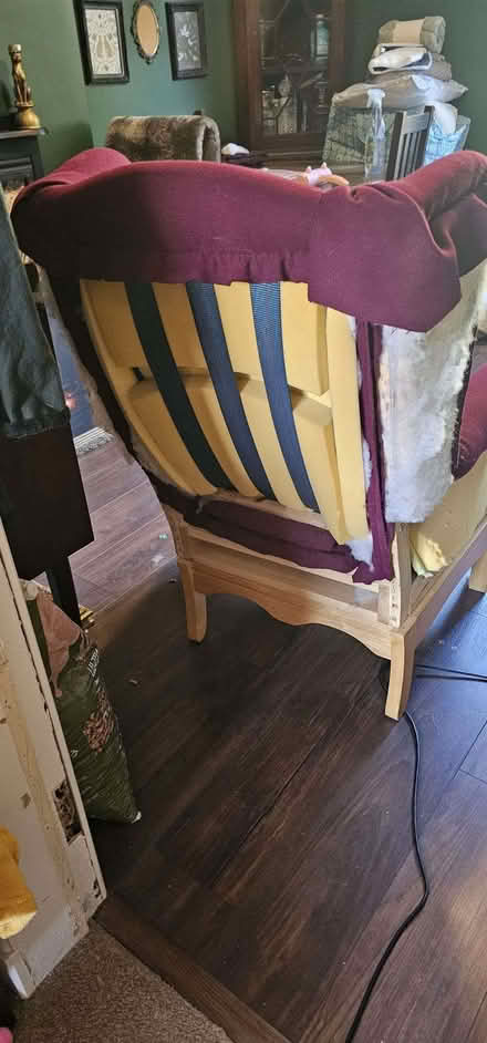 Photo of free Partially Reupholstered Chair (Corkerhill G52) #2