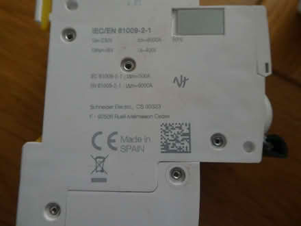 Photo of free 40 Amp Schneider RCBO (Grange CH48) #2