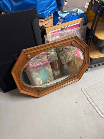Photo of free Mirror wooden (Wallingford) #1
