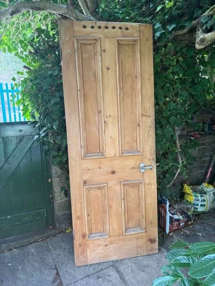 Photo of free Pine door. (Frizinghall BD9) #1
