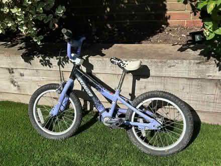 Photo of free Kids’ purple bicycle - 16” wheels (Barnes SW13) #2