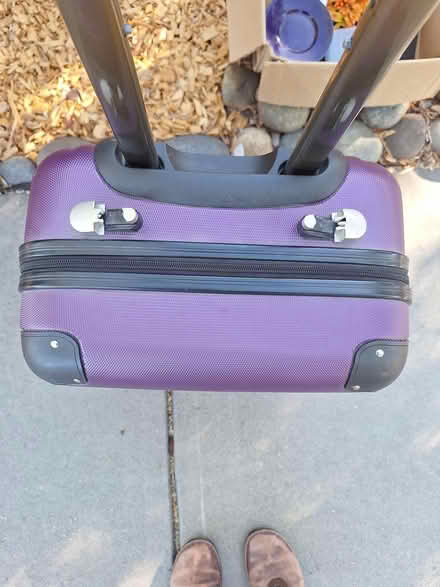 Photo of free Hard-sided suitcase (SR, Bret Harte, near Jackson's) #2