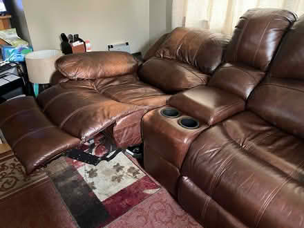 Photo of free Double recliner (Somerset near Franklin Blvd) #2