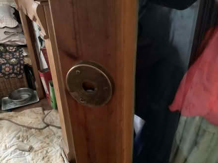 Photo of free 2 x hard wood internal glass panelled doors (Kingston Gate KT2) #4