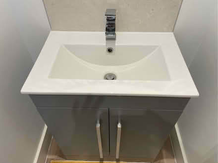 Photo of free Bathroom Sink, Cabinet & Tap (Wymondham NR18) #2