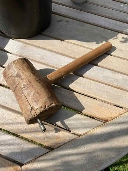Photo of free Wooden mallet (WR14 Link Top) #1