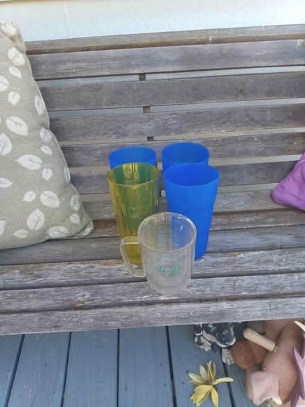 Photo of free 5 plastic glasses (Mt Rainier MD) #1