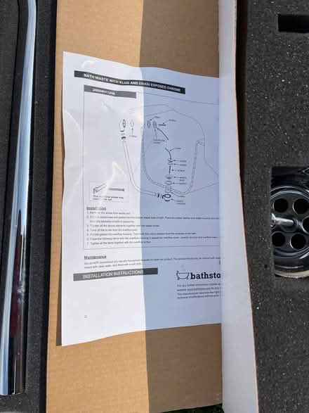 Photo of free 3 x single ended bath waste + plug (Harrogate HG2) #1