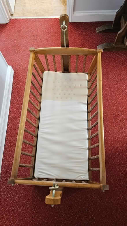 Photo of free Solid wood crib (Wigmore, Gillingham) #2