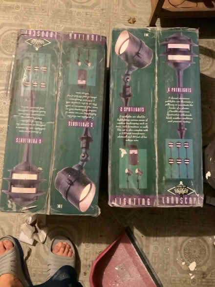 Photo of free Landscape lighting halogen- 2 sets (Fondren x W.Bellfort in SW Hou) #2