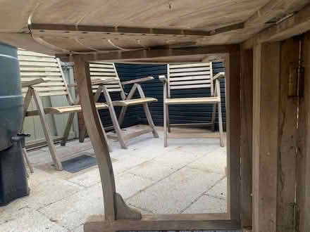 Photo of free Garden Table and four chairs (Castleknock Dublin 15) #3