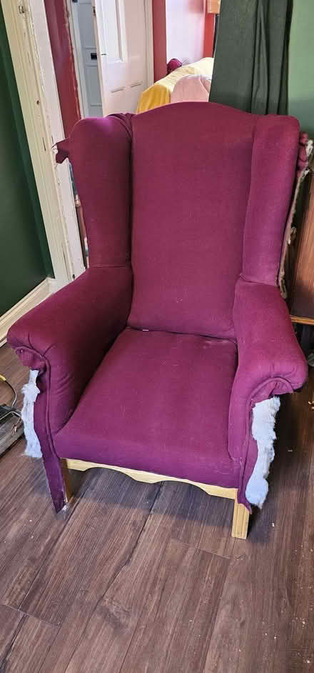 Photo of free Partially Reupholstered Chair (Corkerhill G52) #1