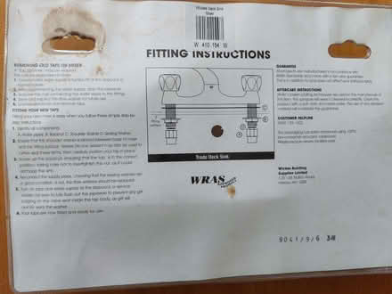 Photo of free Sink Mixer Tap Set Chrome (Handbridge CH4) #2