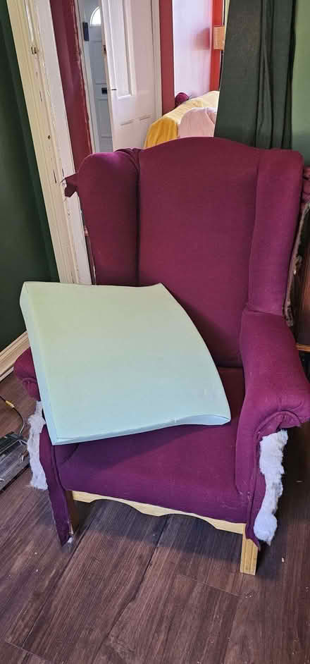Photo of free Partially Reupholstered Chair (Corkerhill G52) #3
