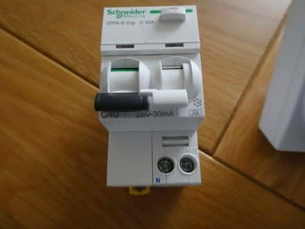 Photo of free 40 Amp Schneider RCBO (Grange CH48) #1