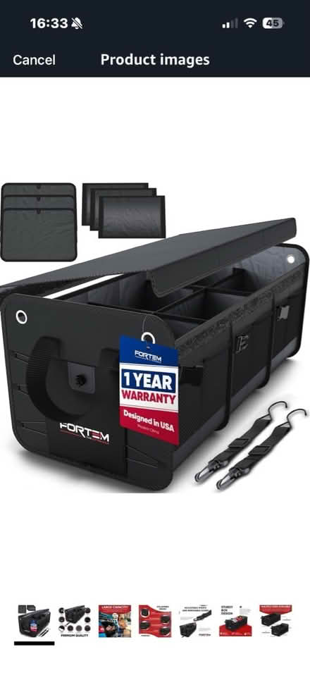 Photo of free Car boot organiser (TA1) #2