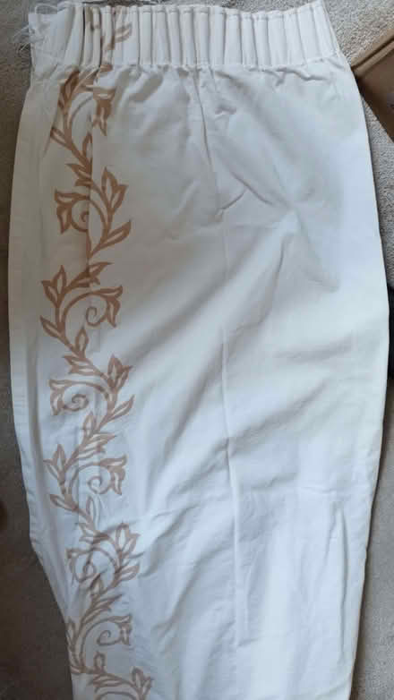 Photo of free Cream cotton curtains (Heacham PE31) #1