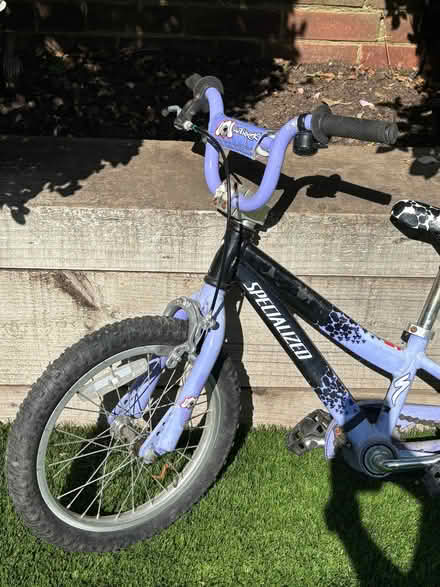Photo of free Kids’ purple bicycle - 16” wheels (Barnes SW13) #1