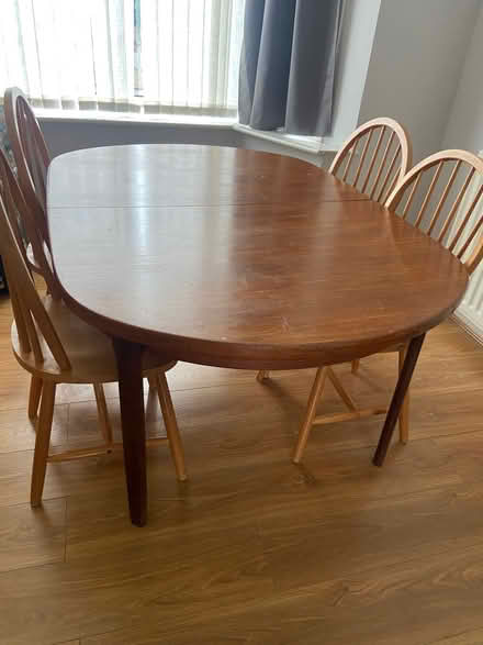Photo of free Dining table and 4 chairs (Stirchley B30) #1