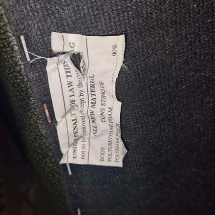 Photo of free Pair of wing back armchairs-leather look (Sapperton GL7) #2