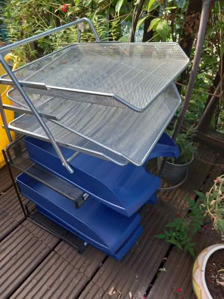 Photo of free 3 sers of filing trays (Blunham) #1