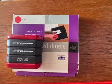 Photo of free Stamp & Red Pad Invoicing (Upminster Bridge RM14) #2