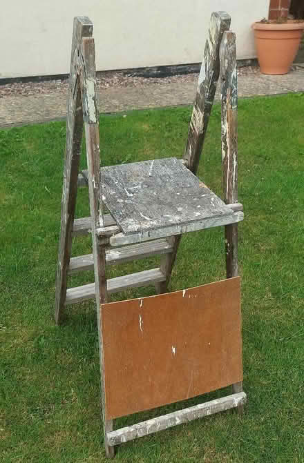 Photo of free Wooden stepladder for display only (Whittington SY11) #1