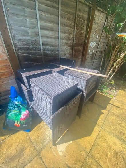 Photo of free Rattan garden furniture (Lewisham, London) #1