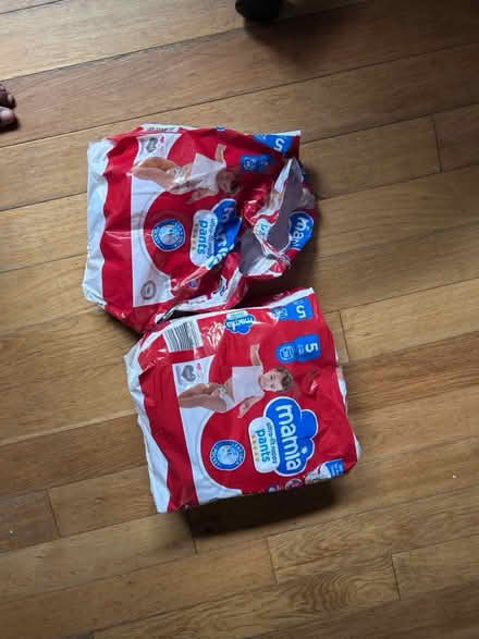 Photo of free Size 5 Mamia nappies (G13) #1