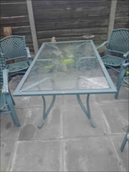 Photo of free big garden table (Wythenshawe M22) #1