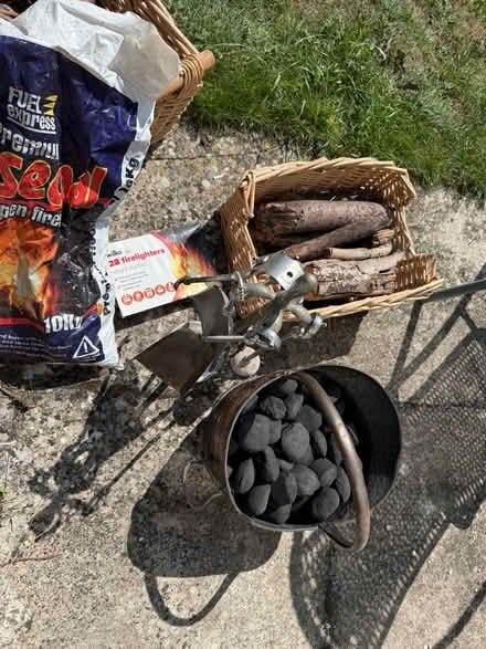 Photo of free Logs, coal, baskets and accessories (Lye Valley OX3) #2