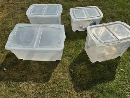 Photo of free Various sizes storage boxes (Highfields Caldecote) #1