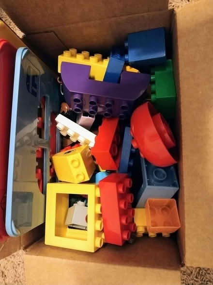 Photo of free Small Box of Lego Duplo Blocks (Near Goodwood Museum & Gardens) #1
