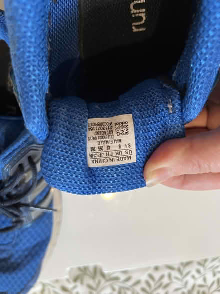 Photo of free Blue trainers - UK8 (Archway) #4