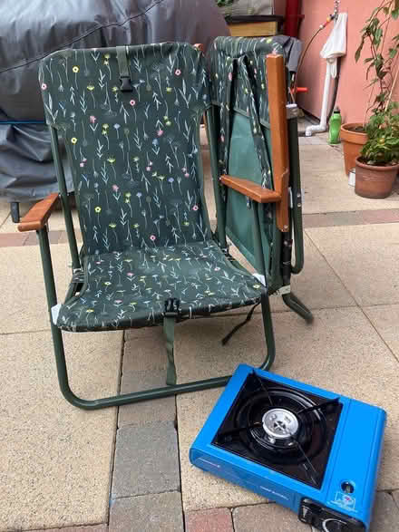 Photo of free Camping chairs & camping stove (Glasnevin, Dublin 11) #1