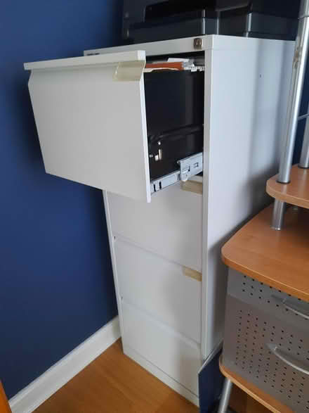 Photo of free Metal tall 4 drawer filing cabinet (Chalfont St. Peter SL9) #1