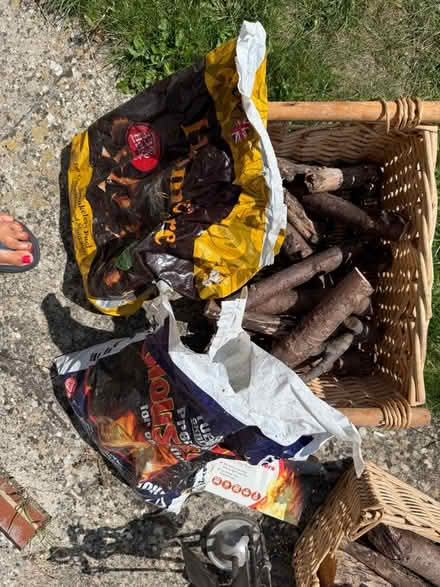 Photo of free Logs, coal, baskets and accessories (Lye Valley OX3) #1