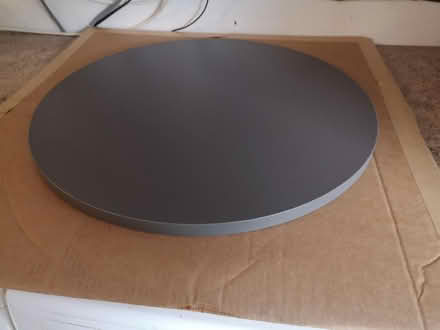 Photo of free Round grey tabletop (West Malvern CP WR14) #1