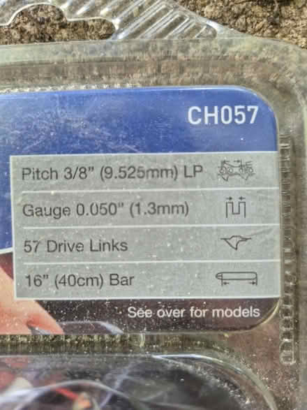 Photo of free Chainsaw chains. 16" (Stroud top of town) #2