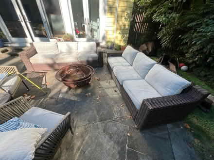 Photo of free Two patio sofas (Woodley Park, DC) #1
