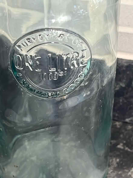 Photo of free 1 litre glass bottle (Woodchurch CH49) #2