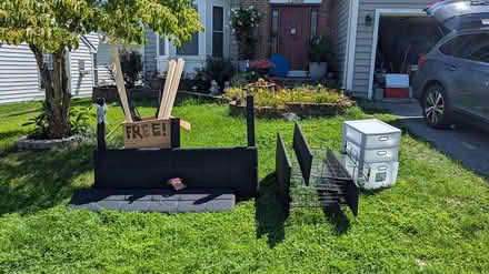 Photo of free Bed Frame and Storage (12906 Creamery Hill Dr) #1