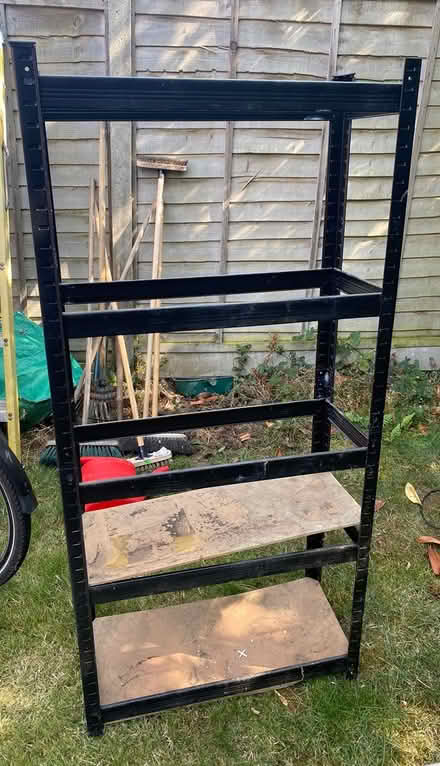 Photo of free Metal shelving unit 147x70x30cm (KT15) #1