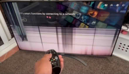 Photo of free LG OLED TV screen damage (Wollaton NG8) #1