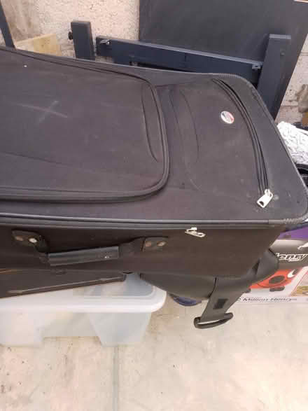 Photo of free old small suitcase (Canning town E16) #4