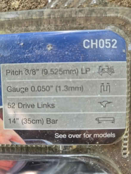 Photo of free Chainsaw chain (new) 14" (Stroud top of town) #2