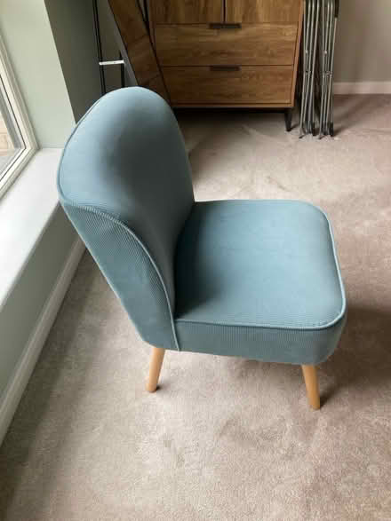 Photo of free Pair of blue accent chairs (Wood Street E17) #4