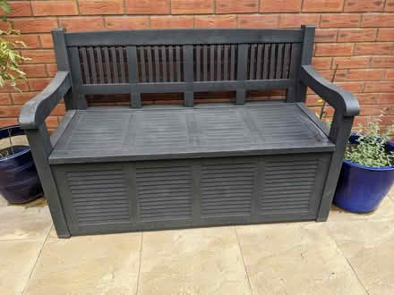 Photo of free Plastic Storage Bench (SN26 7DD Broad Blusdon) #1