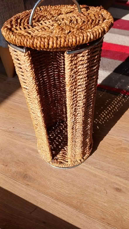 Photo of free Wicker toilet roll holder (Welwyn, Oaklands. AL6) #1